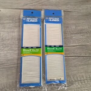 Lot of 2 Bissell Style 8 & 14 Vacuum Filters New Replacement Post Motor